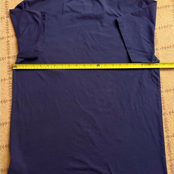Vans Original short sleeve navy T-shirt with plaid pocket. L - Picture 7 of 8